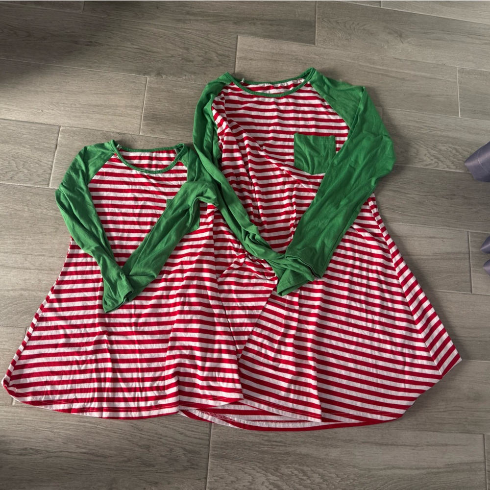 Mommy and Me Christmas Dress pajamas